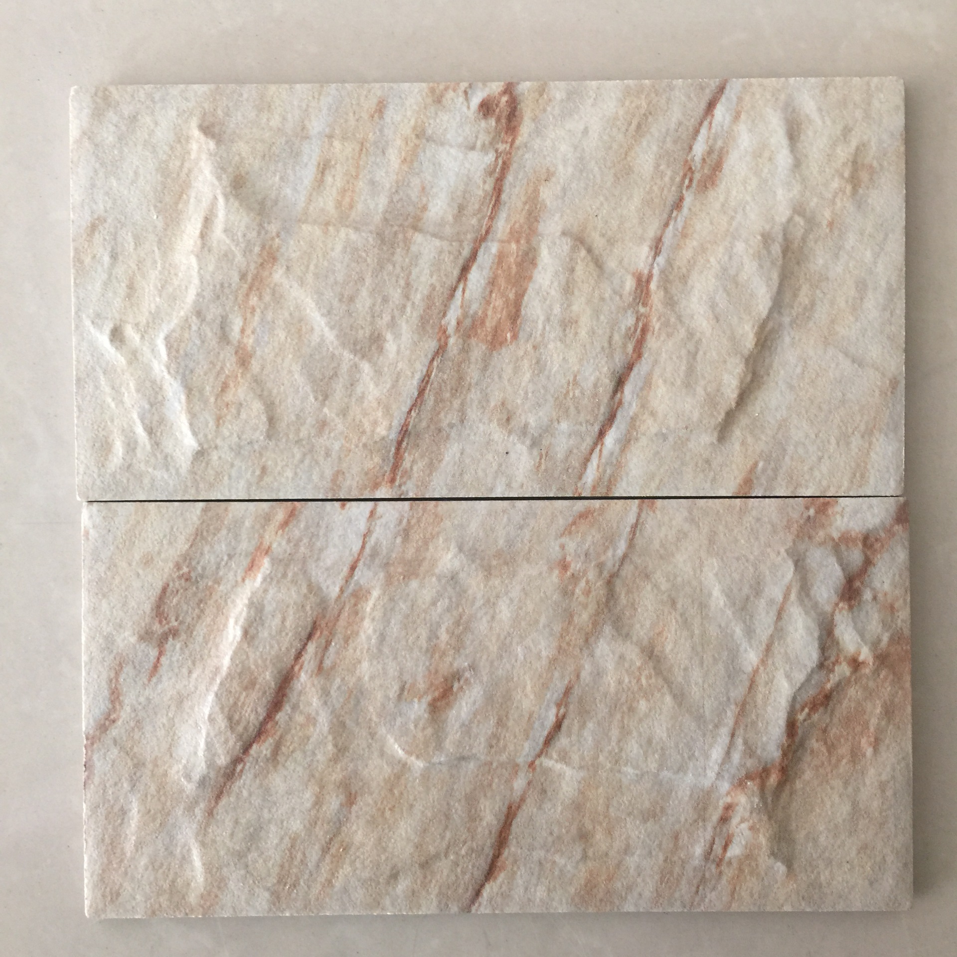 喷墨外墙陶瓷福建原产土黄色瓷砖通体砖100200