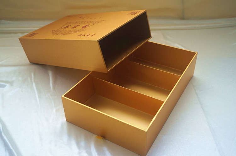 茶叶包装纸盒 卡纸内托抽屉型礼盒 烫金彩盒 厂家设计定做