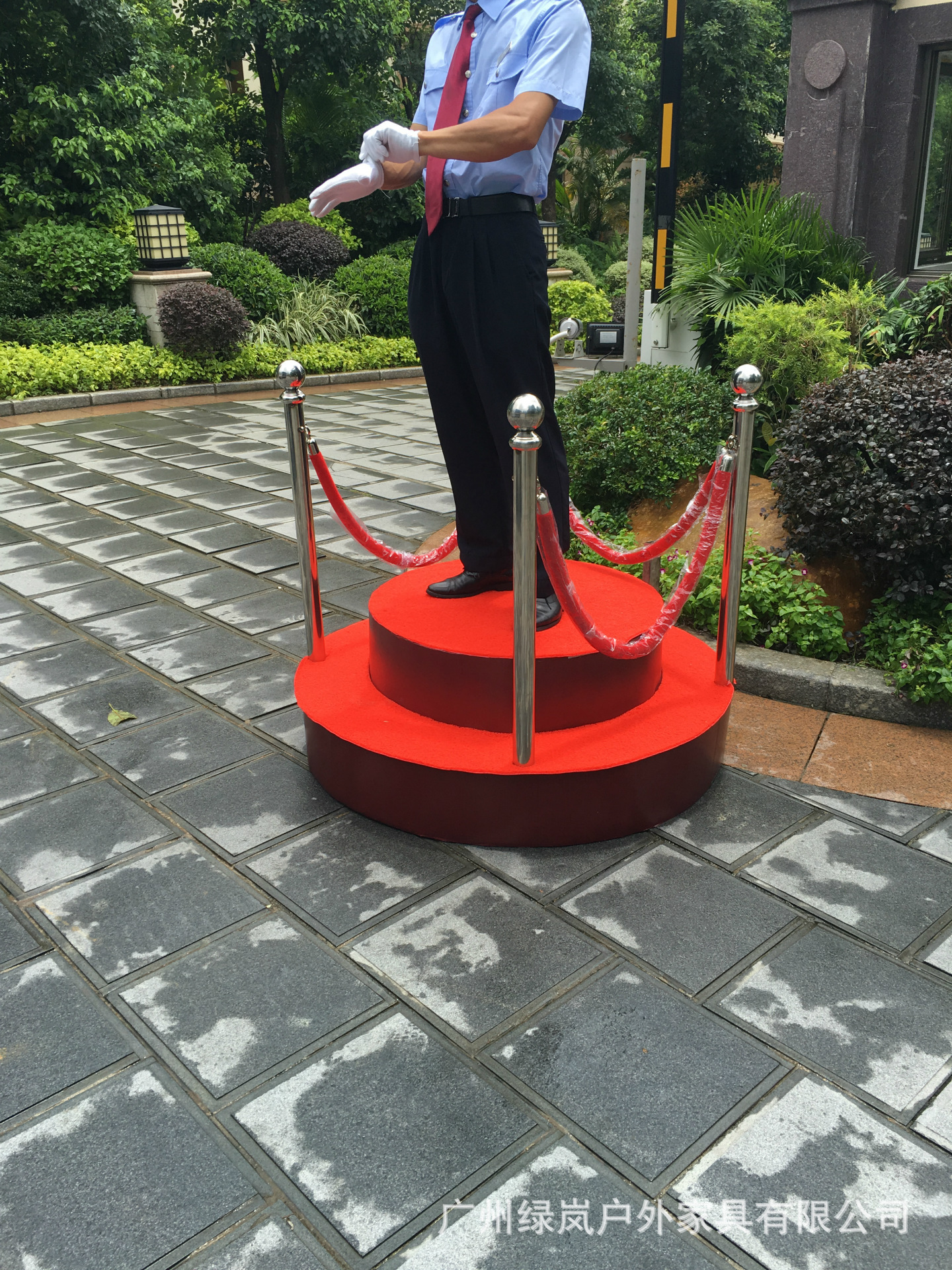 小区门卫岗台不锈钢站岗台门岗台双层门卫站岗台生产厂家