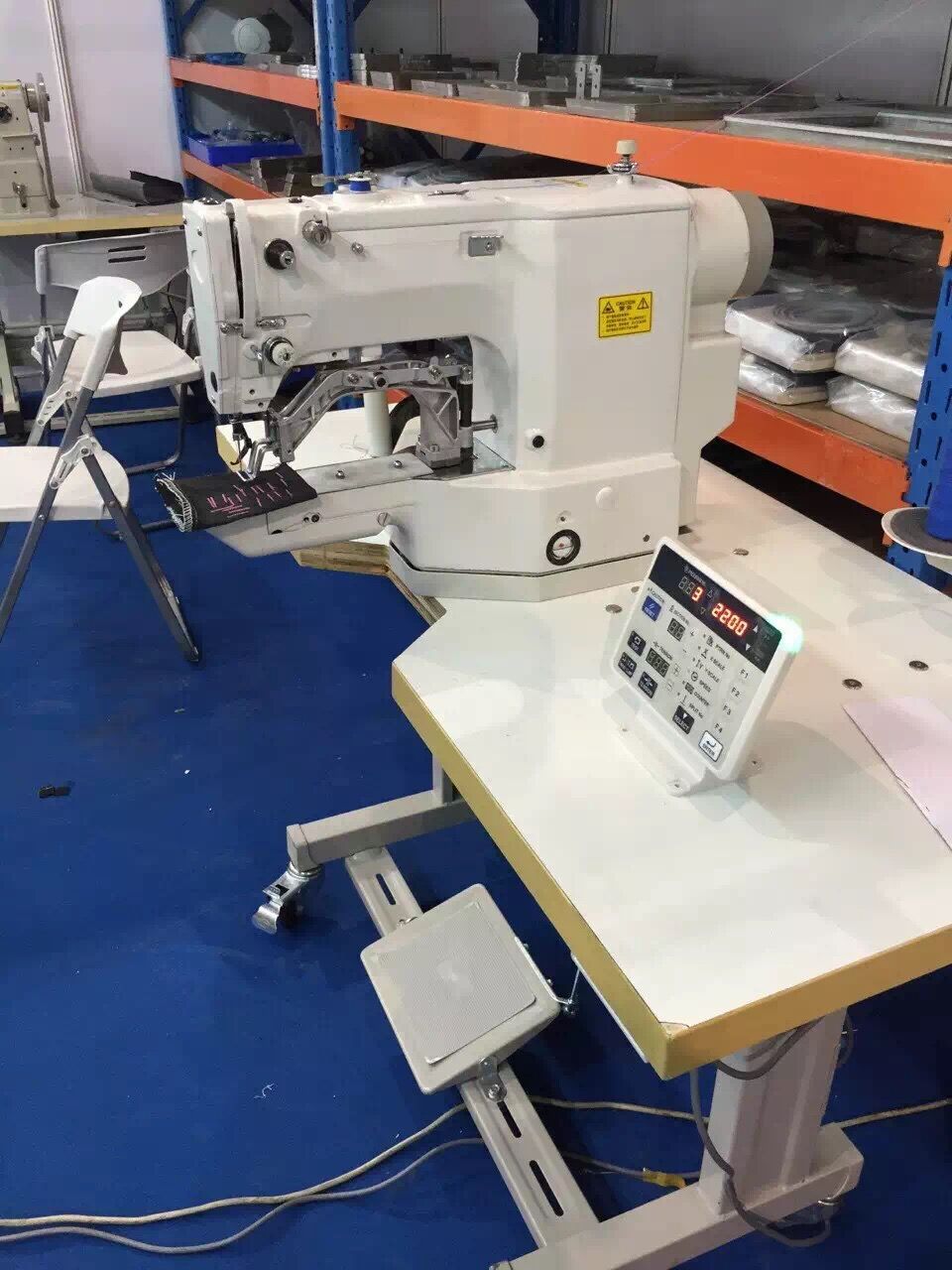 打枣机套结机430d电脑直驱套结机平缝电脑打结机电脑花样机