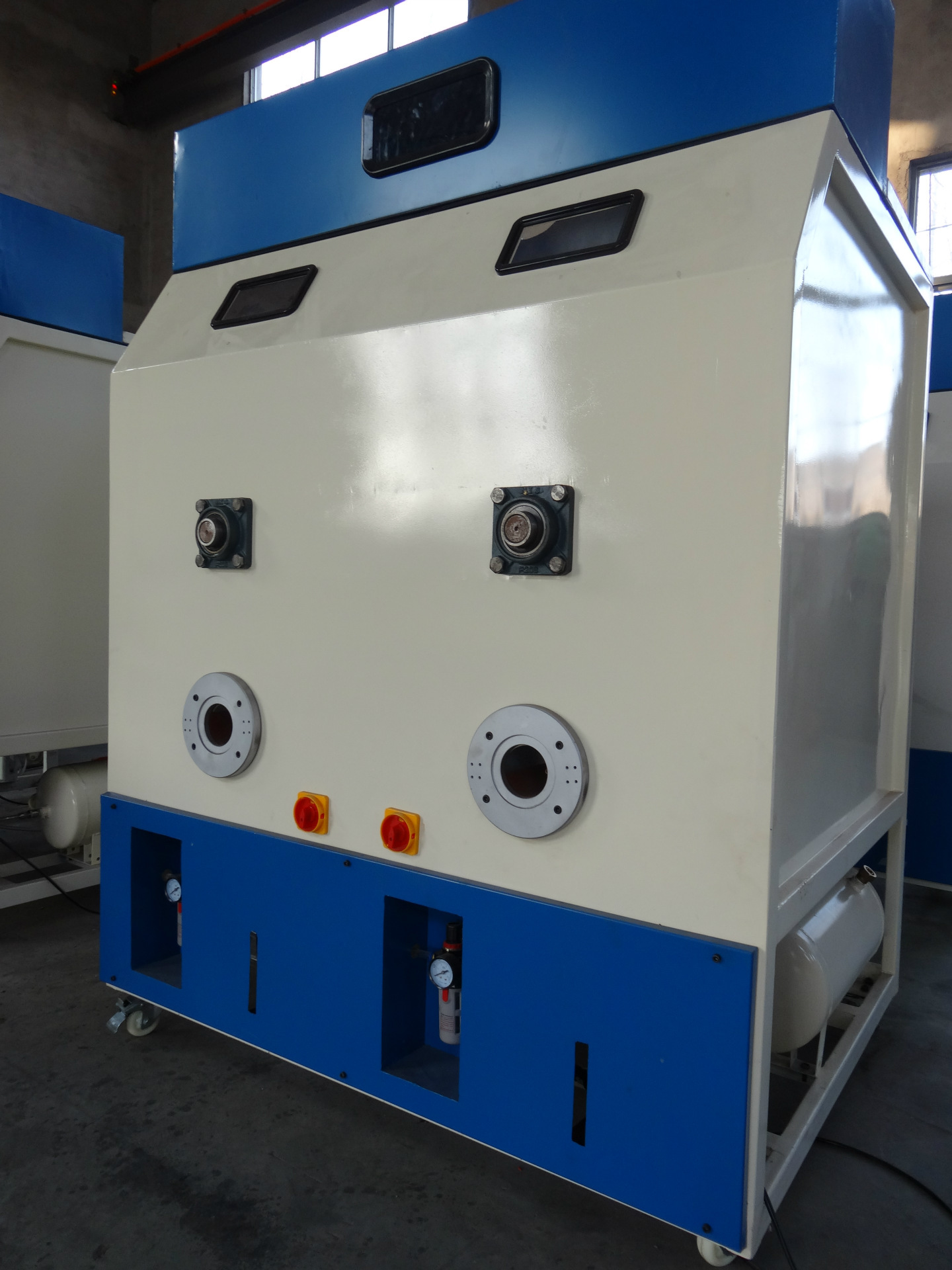 新型毛绒玩具羽绒棉珍珠棉pp棉枕芯充棉机 优质双头电动填充机