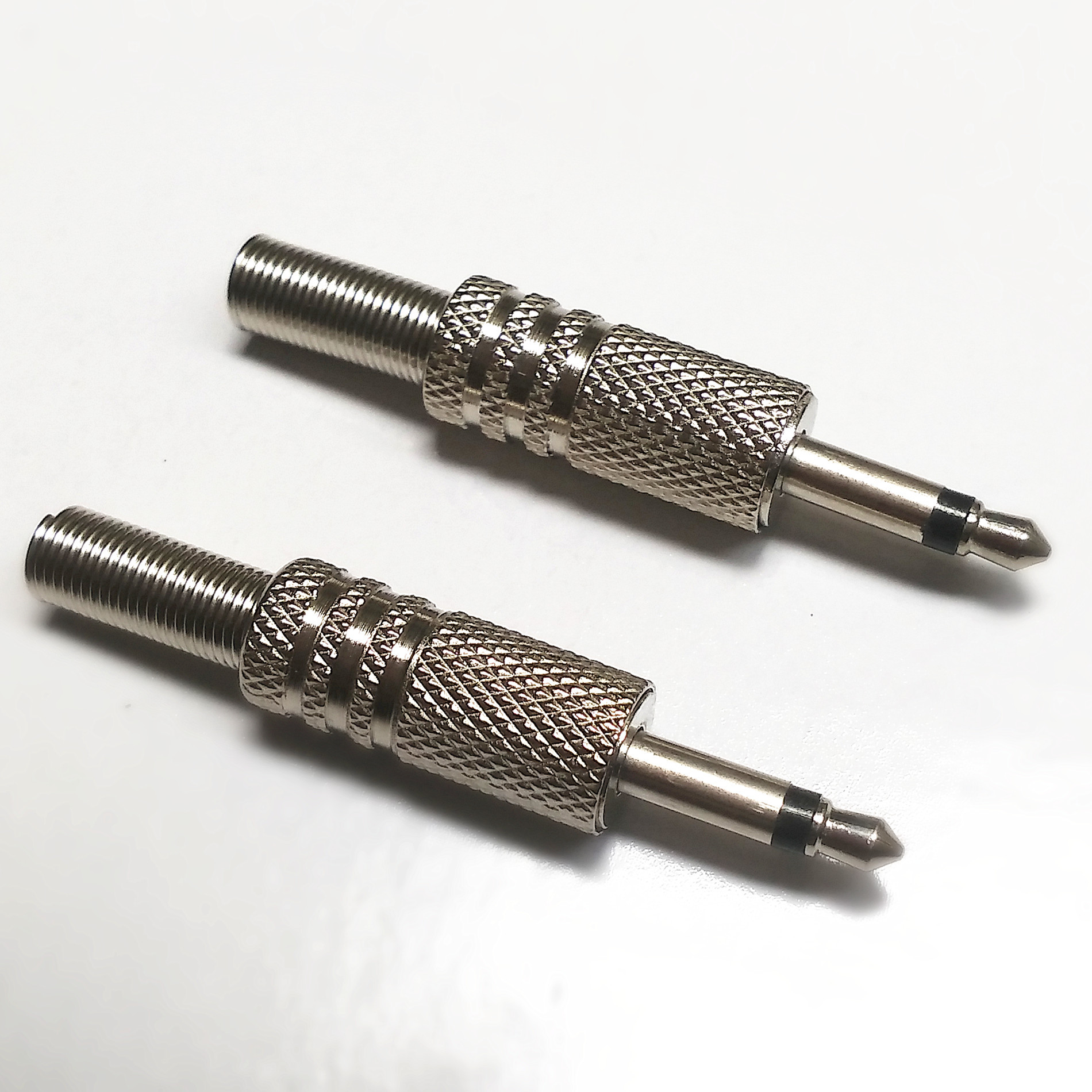 5头两极耳机插头 音频3.5金属插头