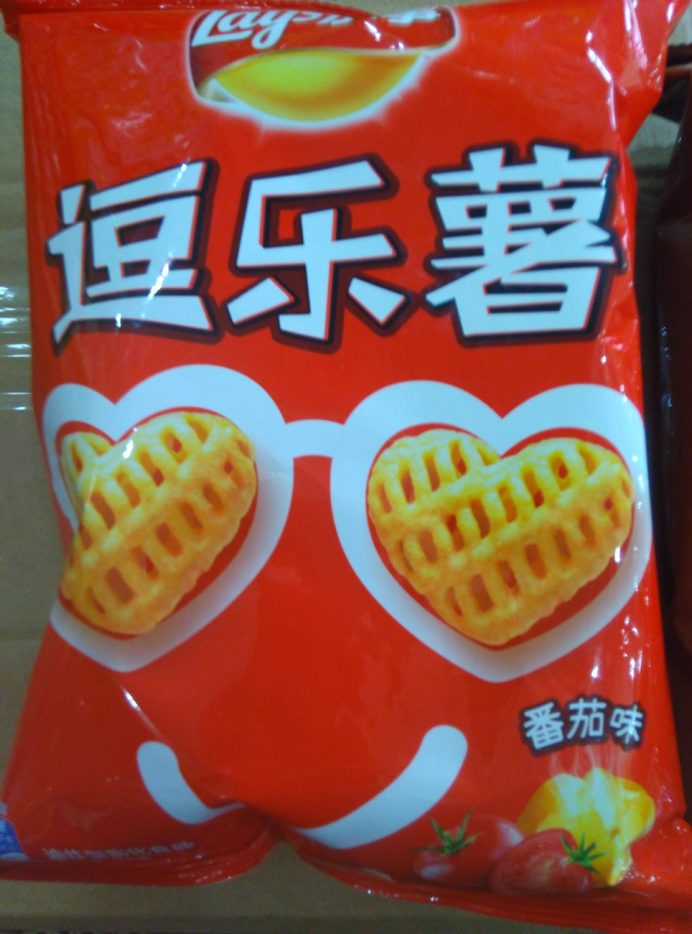 乐事逗乐薯 70g薯片 烤肉味 番茄味 一箱70克g*20包