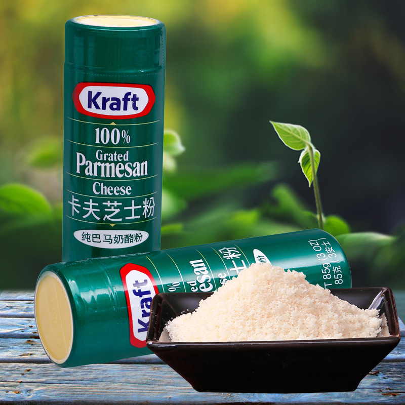 美国卡夫芝士粉 中文版纯巴马臣干酪粉 披萨专用烘焙原料批发