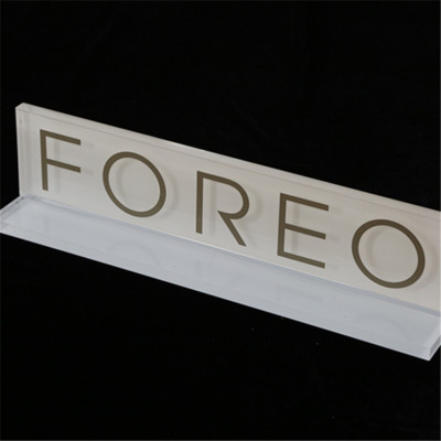 厂家定制形象标识牌 logo立牌亚克力板 黑色白色雪弗板来图来样