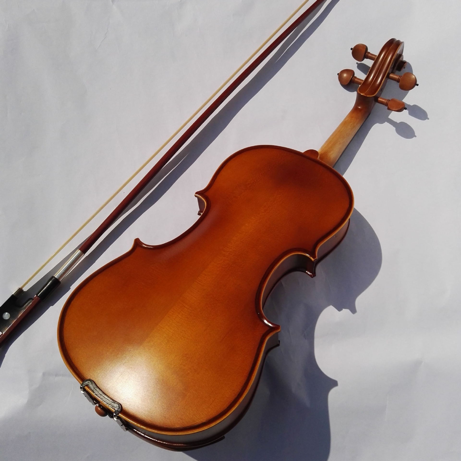 天音哑光磨边小提琴全手工实木琴儿童练习考级表演初学者乐