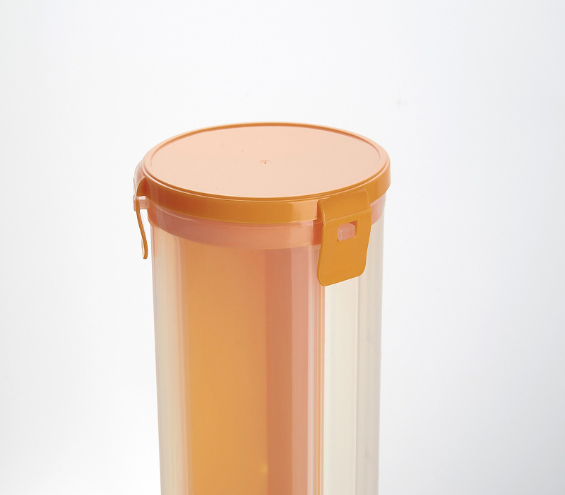 三格杂粮密封罐 分格食品厨房收纳罐储物罐 零食多功能保鲜桶