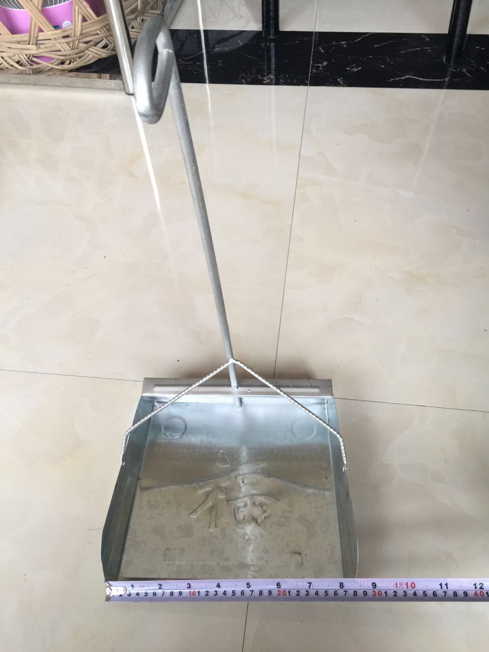 铁簸箕垃圾铲灰斗垃圾斗加厚灰撮不锈钢垃圾斗厂家直销邵东县