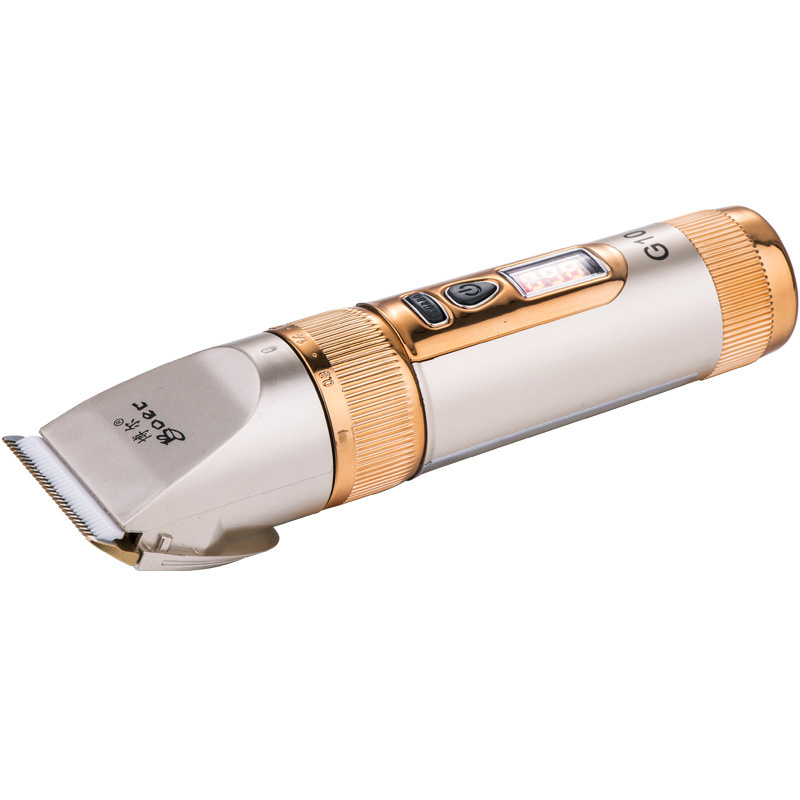 博尔发廊成人电动理发器液晶电推剪充电式家用剃头刀电推子剃发器
