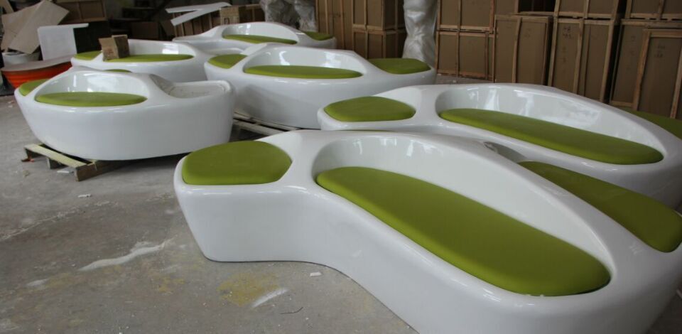 玻璃钢美陈座椅艺术休闲椅商场趣味休闲座椅异形坐凳商场软装美陈