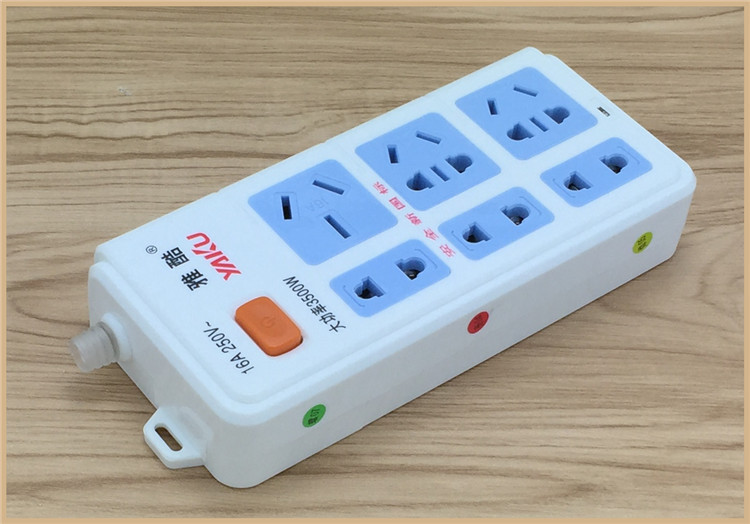 【供应批发】优质接线板16a大功率电源插座插线板无线插排y.