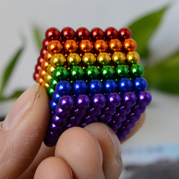 厂家直销钕铁硼强力磁铁 益智玩具魔力磁球5mm216颗磁力球巴克球