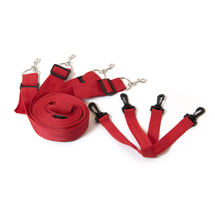 亚马逊sm情趣用品黑红色长毛绑带情趣捆绑玩具床上束缚睡床绑带