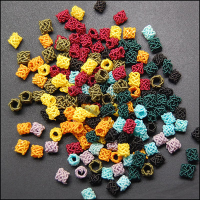 直筒菠萝结线圈纽扣结手工编织菠萝扣diy手链饰品配件材料红绳子