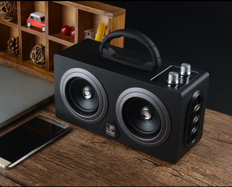 2016新品 m8木质无线蓝牙音箱 广场舞低音炮 一件代发