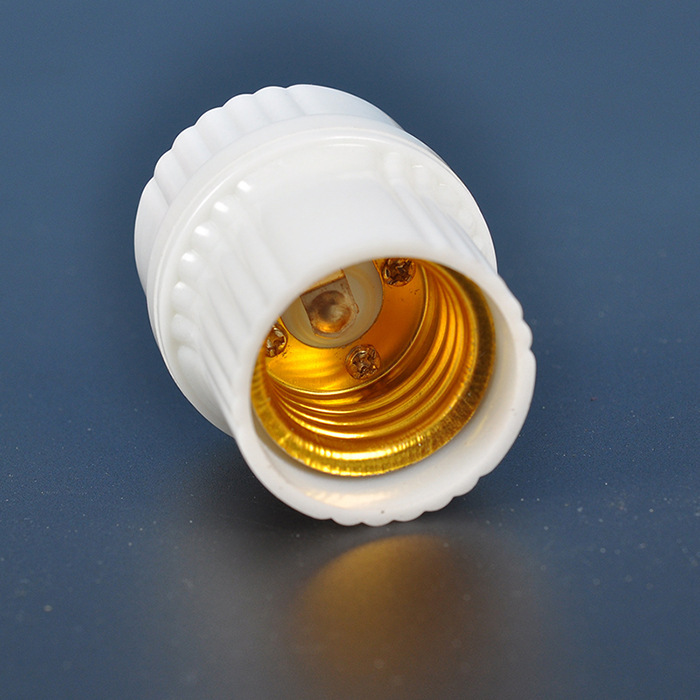 瓷白螺口灯头 悬吊式带接线柱灯头 e27灯口 胶木led灯座 吊灯头