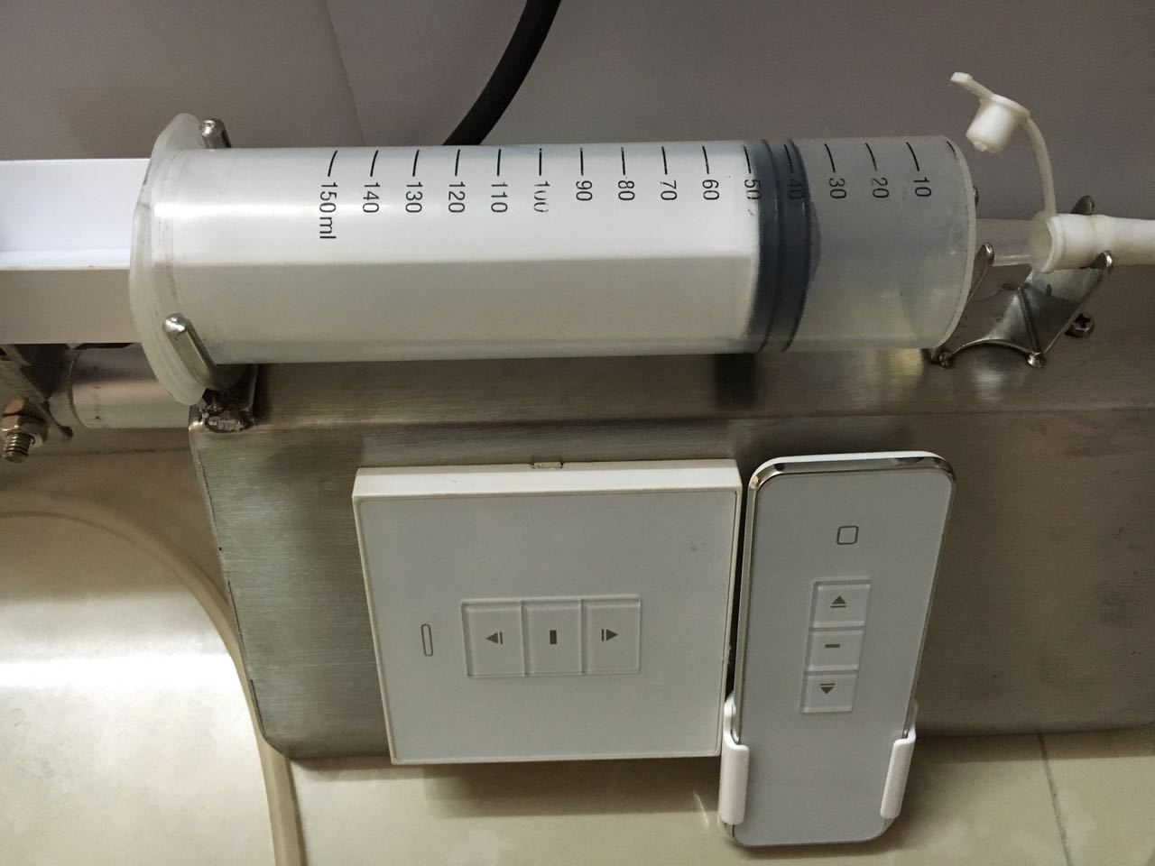 胃肠灌注电动助推器,针管胃食助力器,针筒注射助力器械