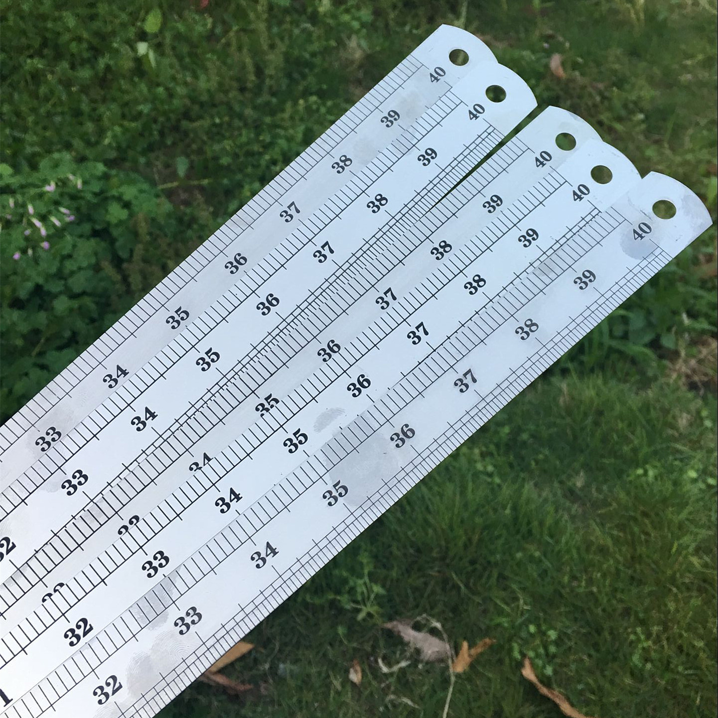 厂家直销1米钢尺100cm标准不锈钢板直尺双面钢尺尺子定制来样定做