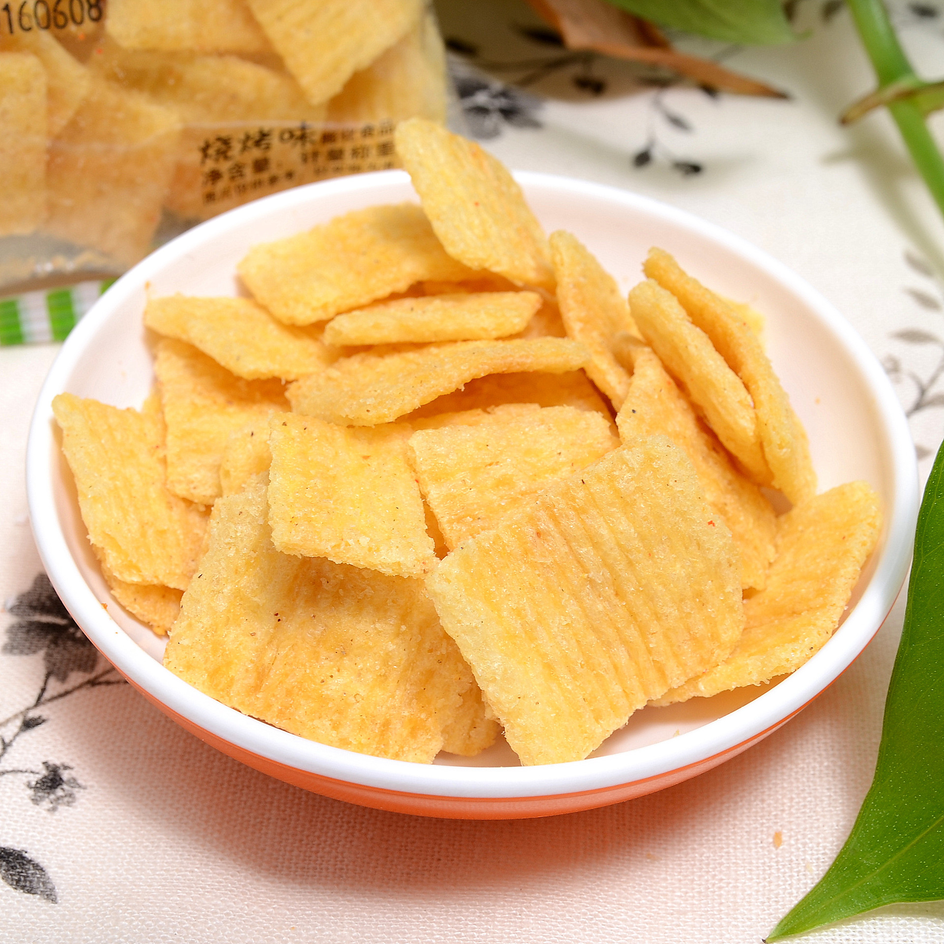 卡奇小米豆香锅巴 整箱2500g(约75小袋)散称膨化休闲零食品批发