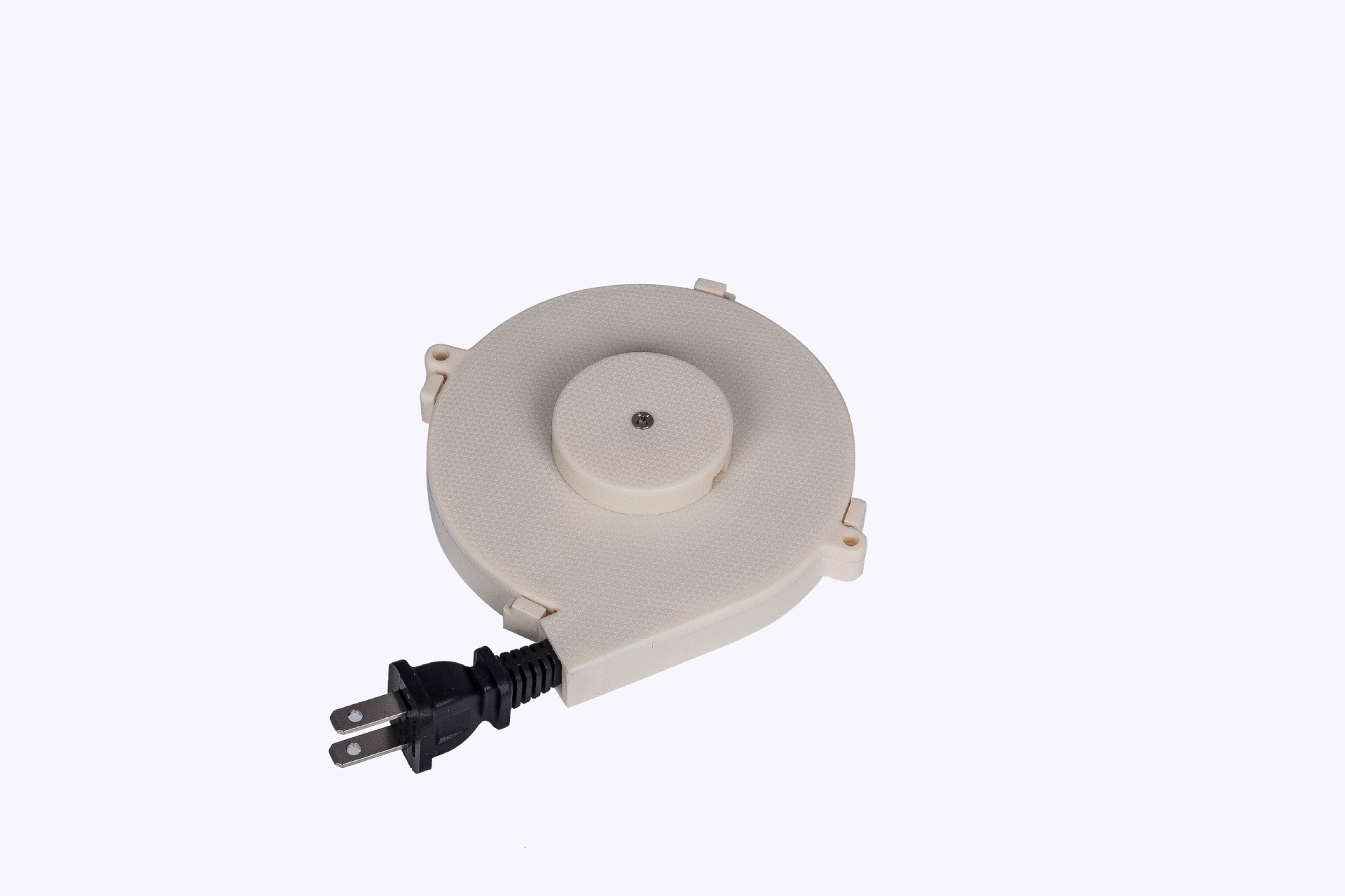 厂销美规两插单拉电源伸缩线绕线盘美标插头电源线卷线盘16m