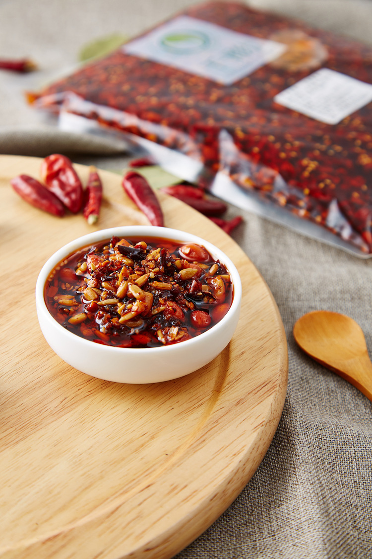 千彩调味品开店专用火锅调料五仁香辣酱1kg 火锅底料蘸料酱料批发