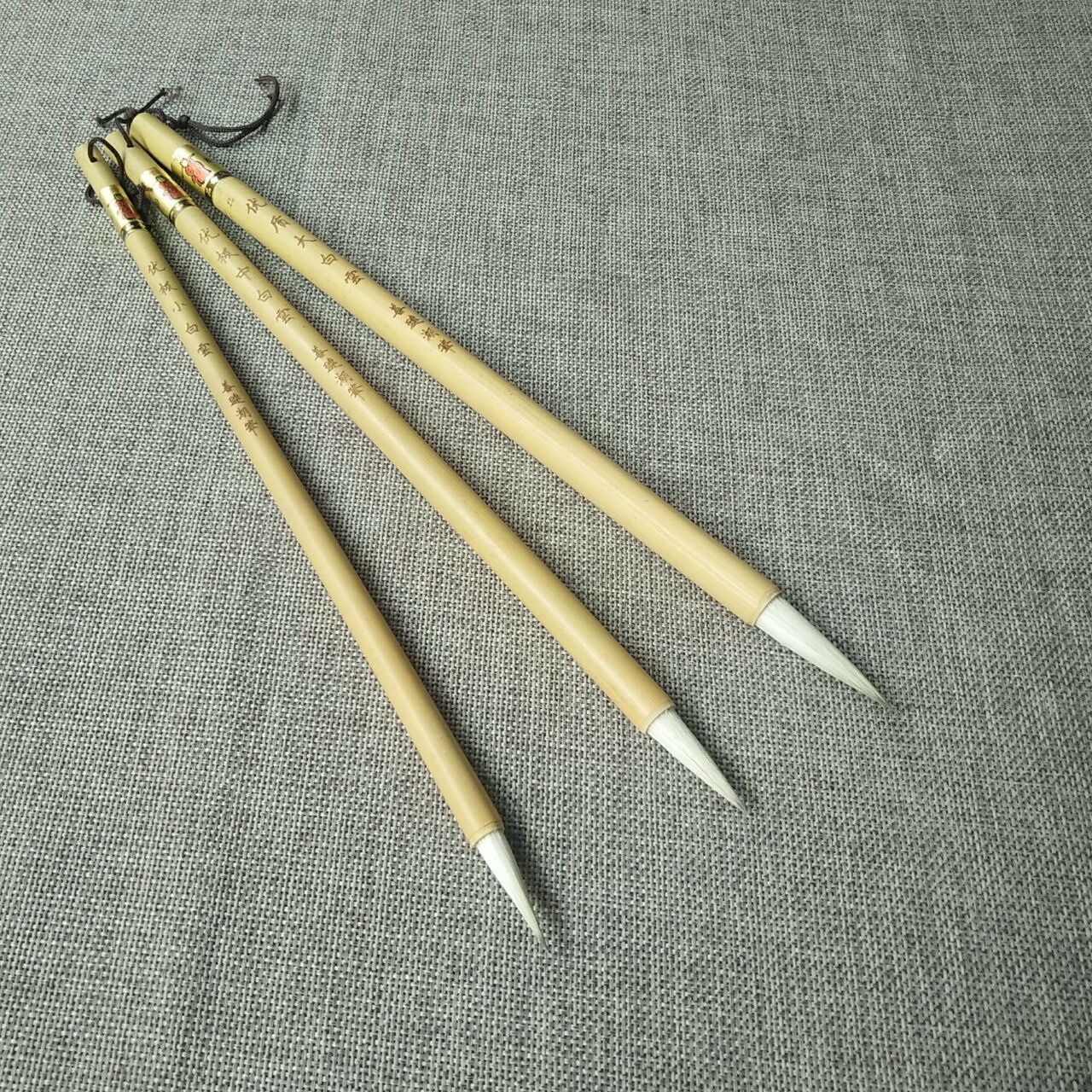 加健大白云狼羊兼毫毛笔文房四宝 狼毫欧楷行草中楷羊毫-毛笔产业网