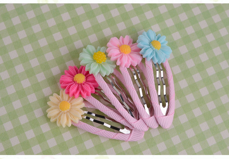 厂家直销 儿童发饰头饰 韩版布艺水滴夹 儿童发夹bb夹新品批发