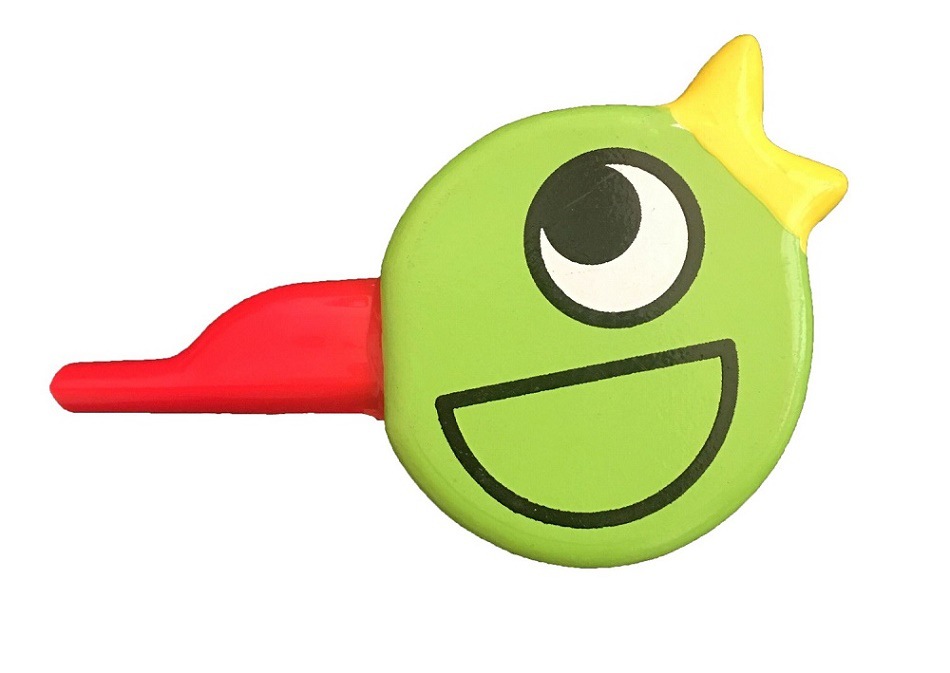 早教益智玩具 卡通动物小鸟木制口哨 乐器