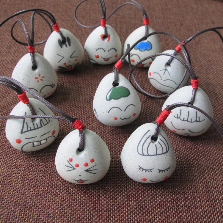 手绘陶瓷挂件饰品