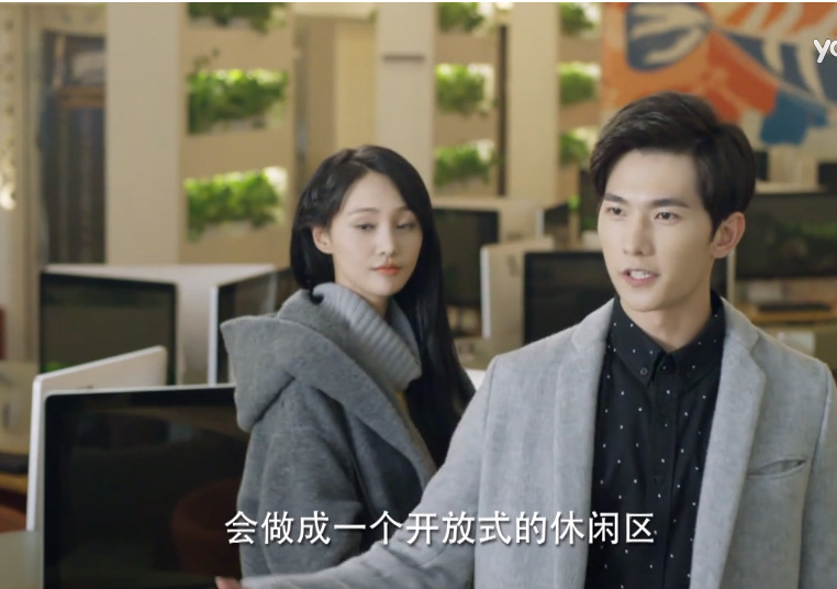 微微一笑很倾城郑爽贝微微明星同款灰色连帽宽松羊毛呢