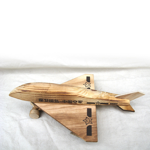 65748木质战斗机模型 可拆卸战机儿童
