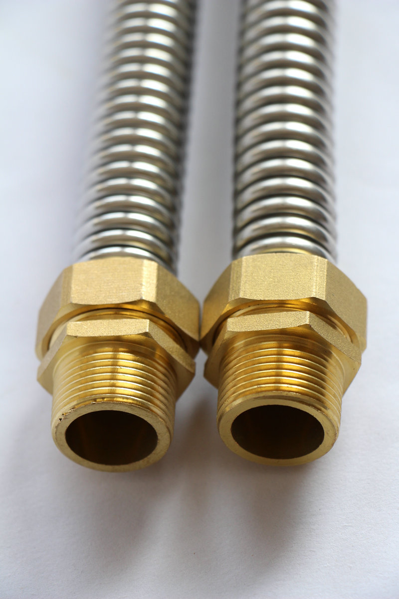 厂家直供 304金属不锈钢软管 空调波纹管 6分风机盘管软接