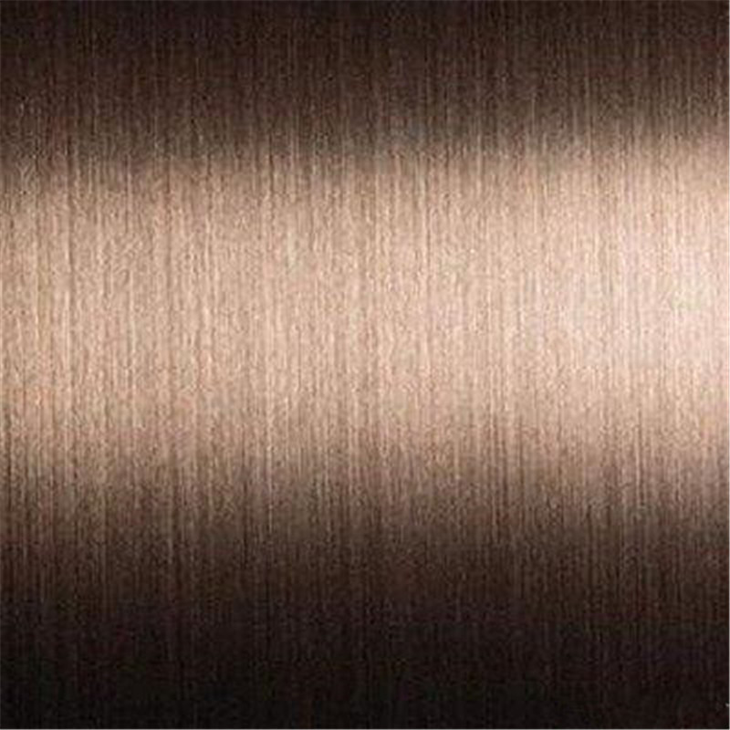 供应不锈钢茶色镜面板8k咖啡色精磨板价格彩钢装饰板专业镀色