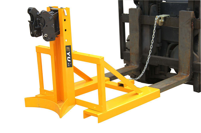 叉车油桶夹 载重360kg鹰嘴油桶夹 油桶夹具dg360f