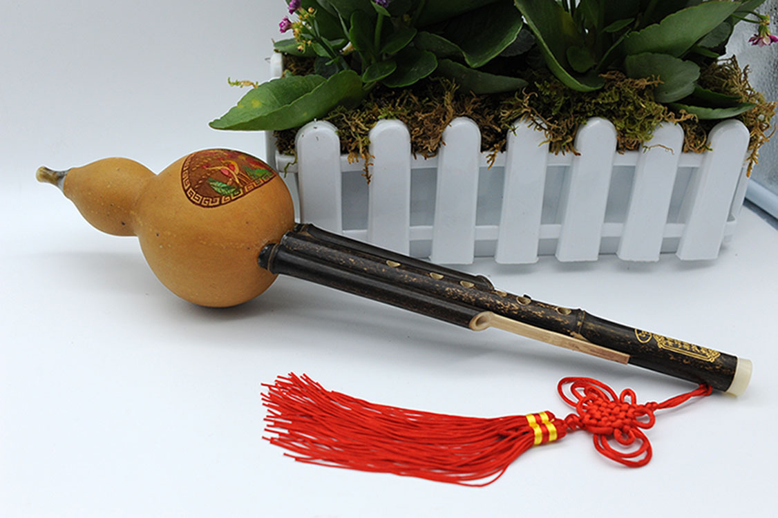 批发精品葫芦丝 彩绘真葫芦乐器初学 少数民族乐器