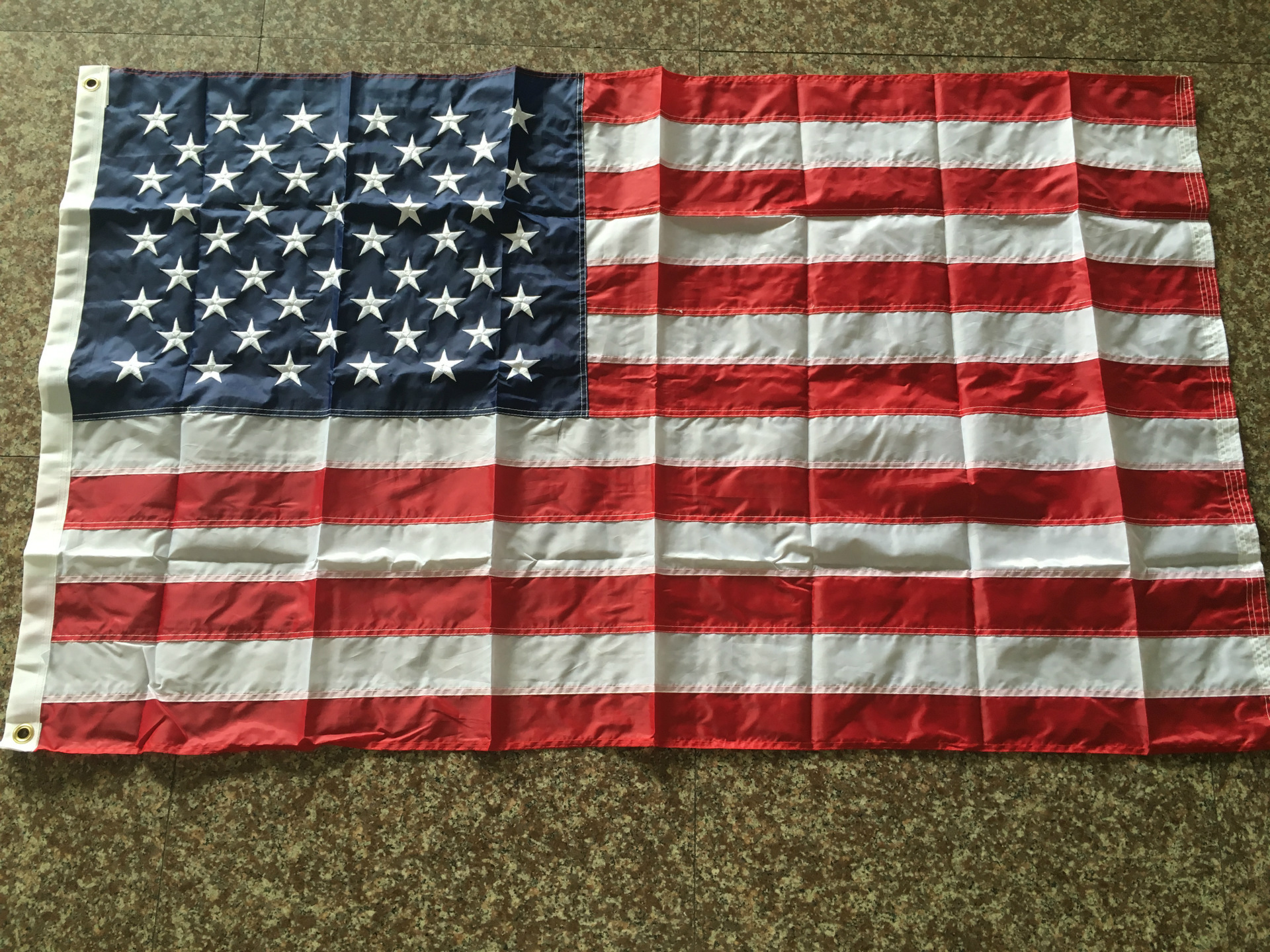 4号美国刺绣旗帜 刺绣美国国旗 牛津布美国旗美国星条旗厂家-阿里巴巴