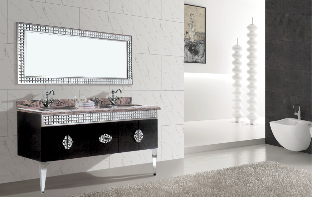 佛山市南海区璐伊莎卫浴厂 品牌 安达曼 台面类型 大理石台面 柜体