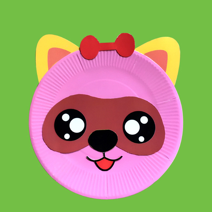 幼儿园创意手工材料diy 儿童手工制作纸盘 黏贴纸盘 厂家直销