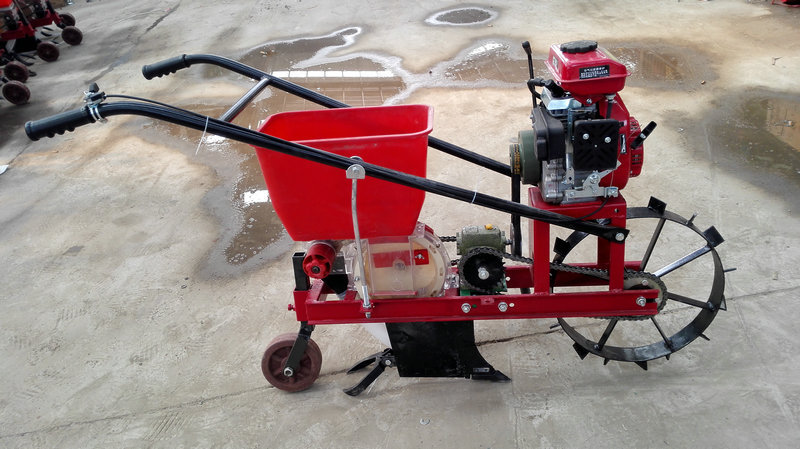 供应 汽油机驱动花生点播耧 施肥除草花生精密播种机