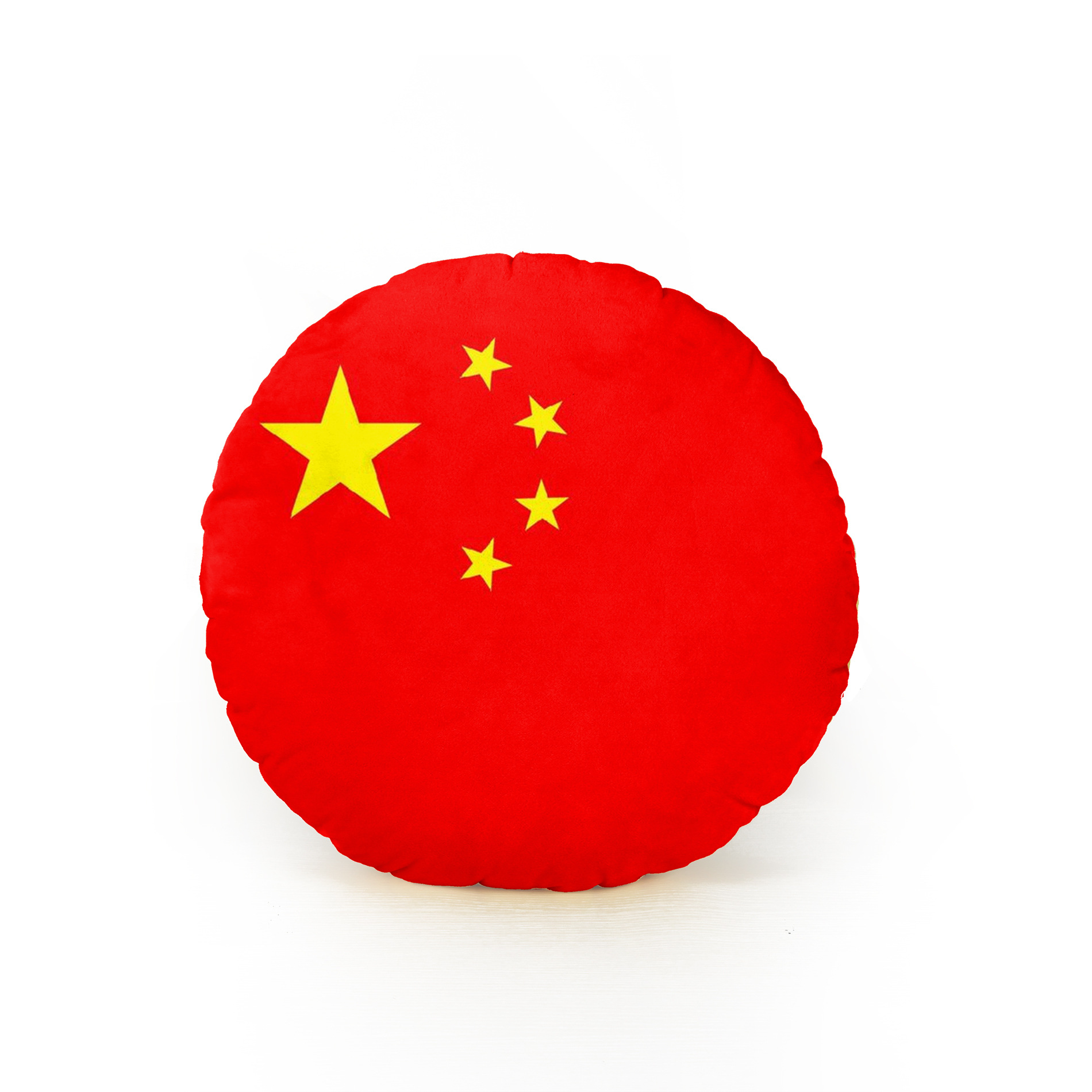 产品名称  各国国旗圆形抱枕 尺寸 33cm * 33cm 材料 超柔短毛绒