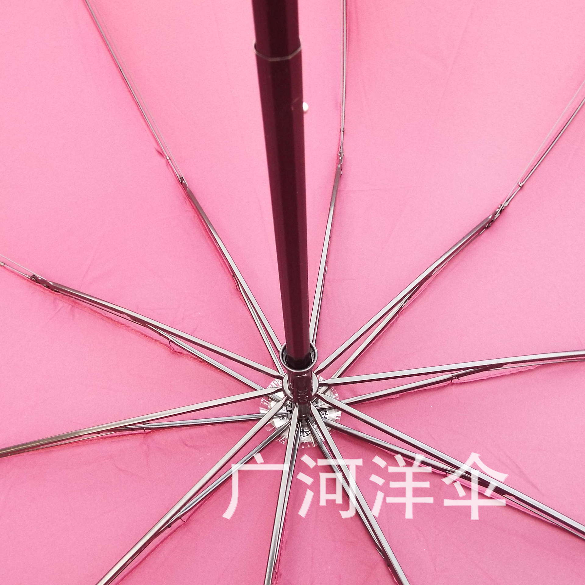 正品杭州天堂伞超大伞家庭晴雨伞大伞33212e碰纯色伞2-3人用耐用