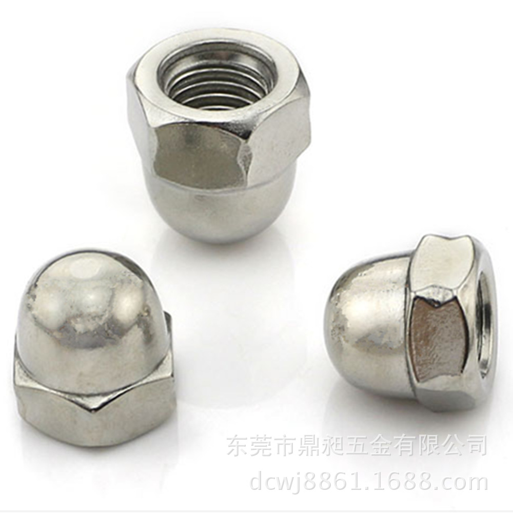 201不锈钢盖形螺母m12带帽盖型螺帽4/5/6/m8/m10