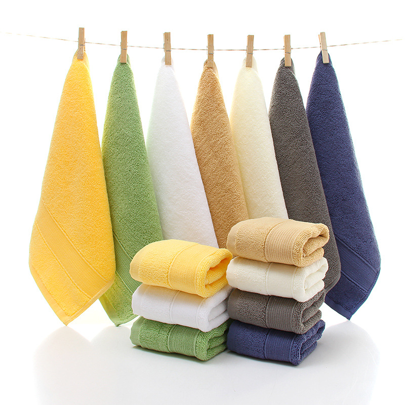 Class A 75G Combed Cotton Thickened Pure Cotton Hand Towel Pregnant and Infant Grade Formaldehyde-Free Hotel Gift Export Square Towel