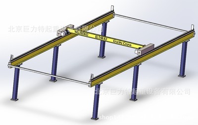 钢性轨道电动悬挂起重机 组合式自立小型起重机 kbk轨道行车