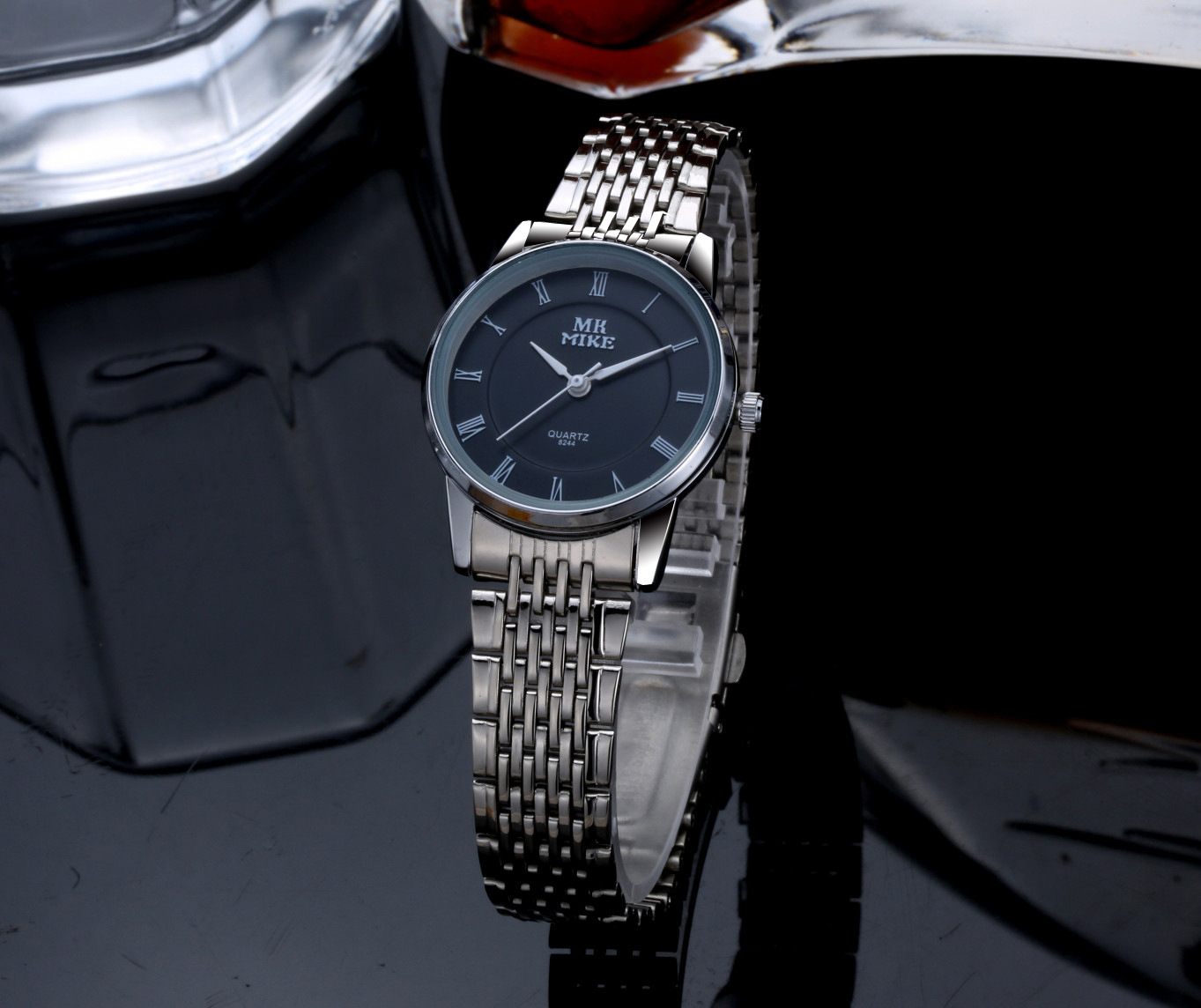 米可mike情侣表一对 情侣手表韩版 黑白情侣对表防水学生潮流批发