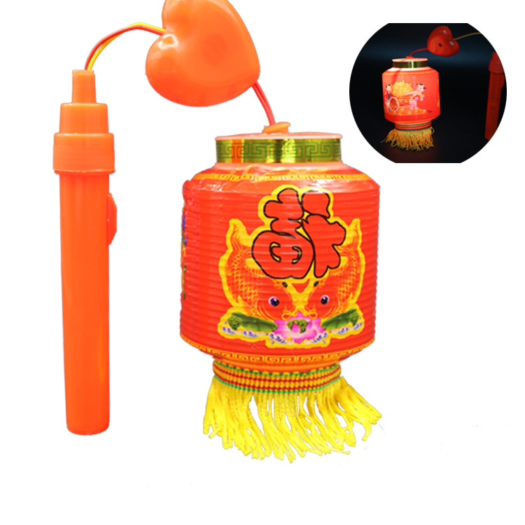 发光音乐手提灯笼 儿童特价春节元宵彩灯厂家直销 - 工艺品批发交易网