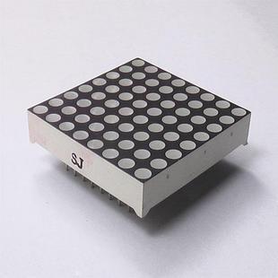 1.9mm 8*8 点阵 红色高亮点阵模块