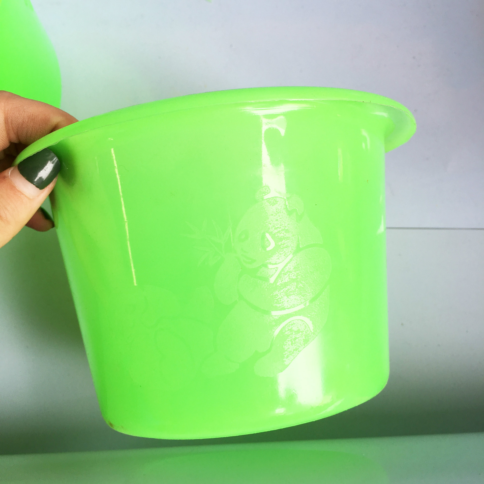 痰盂儿童印花加厚小痰盂 环保卫生无盖小痰盂 批发日用品批量批发