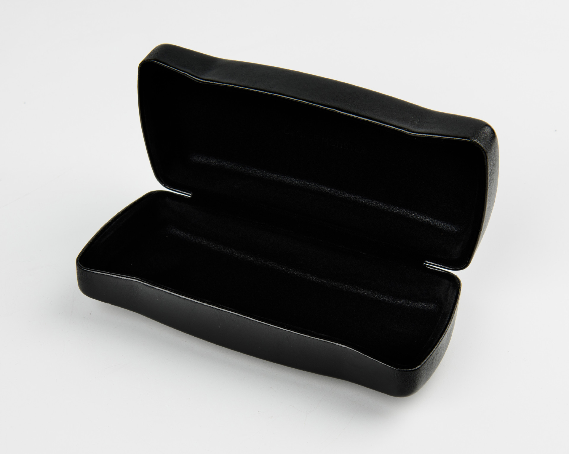 新款v眼镜盒 爆款黑色皮质墨镜盒 品牌太阳镜盒 专柜眼镜包装