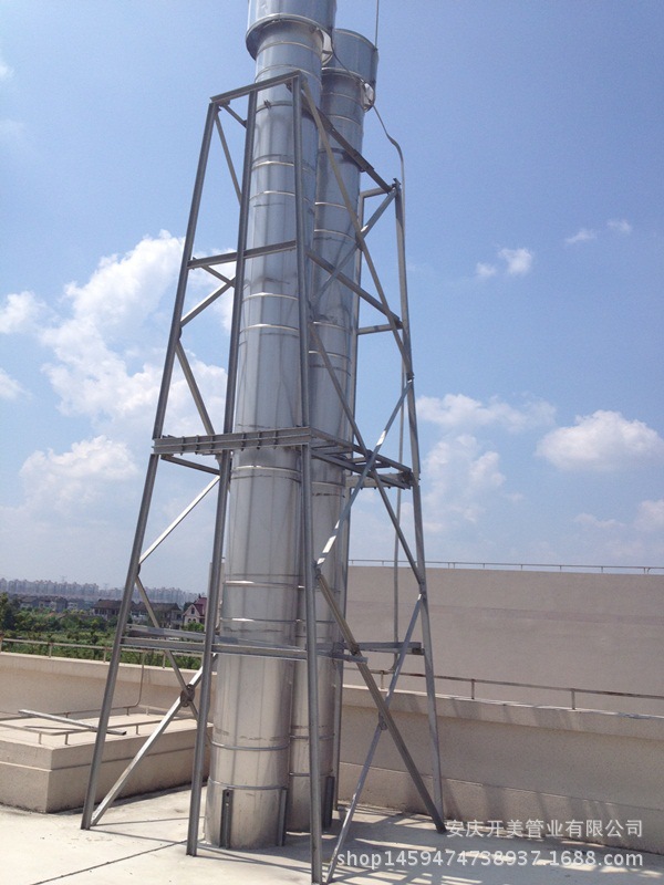 厂家直供 塔架式预制烟囱 钢结构支架烟囱塔架 可定制